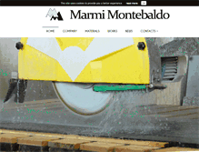 Tablet Screenshot of marmimontebaldo.com